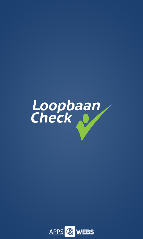 Loopbaan-Check opstartscherm