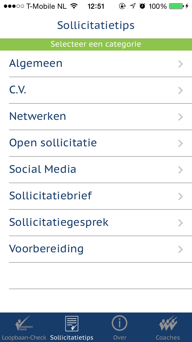 Loopbaan-Check Sollicitatietips