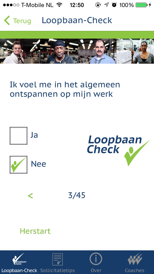 Loopbaan-Check vragenlijst